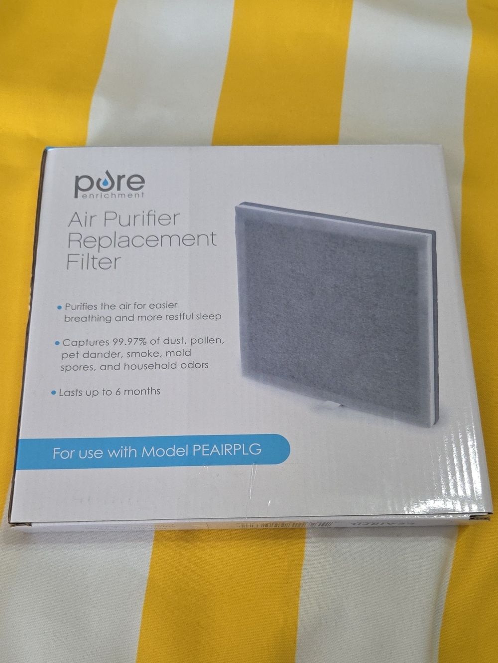 Pure Enrichment Gray Air Purifier Replacement Filter